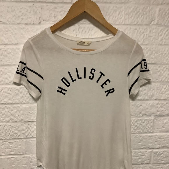 Hollister Oversize T Shirt - Size S - White - Cotton - P2P 16” - Picture 5 of 8